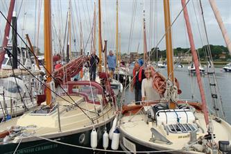 Some of the fleet at Bembridge Harbour